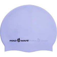 Шапочка для бассейна силиконовая для взрослых MADWAVE PASTEL M053504 (Голубой)