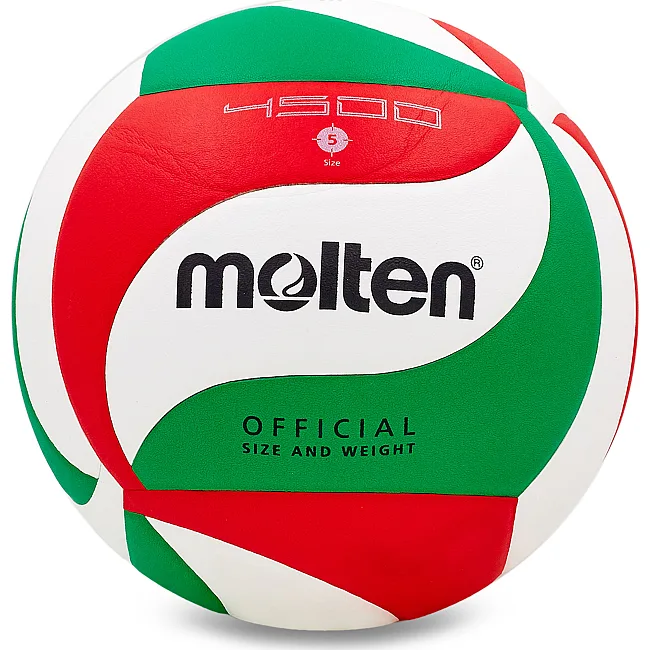 Волейбольный мяч
 MOLTEN V5M4500 №5 PU
-красный