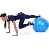 Фітбол м'яч для фітнесу глянсовий BODY SCULPTURE BJBB-001TBL-30N ø75см (Синій)