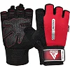 Перчатки для фитнеса RDX W1 HALF RED