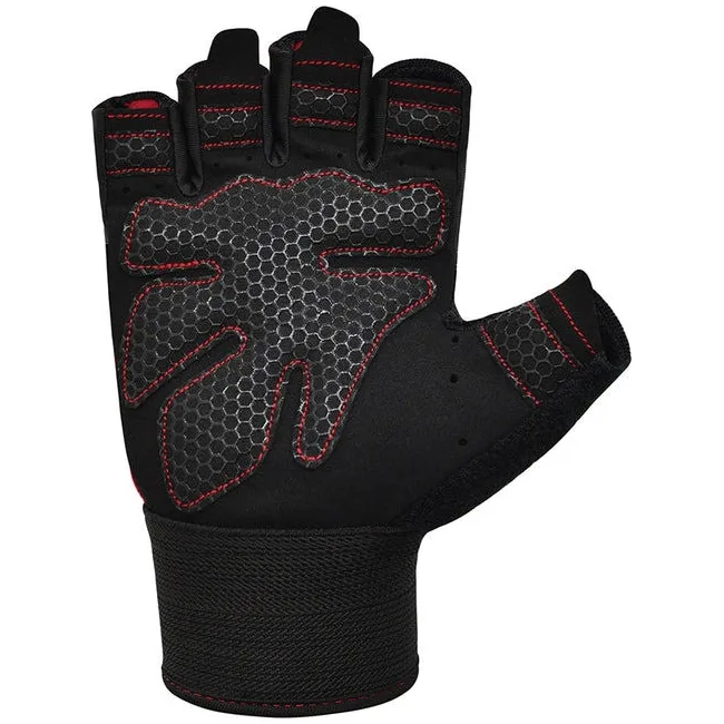 Перчатки для фитнеса RDX W1 HALF RED