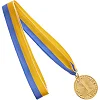 Медаль спортивная с лентой SP-SPORT WOULD C-6403 ø4,5см (Серебряный)