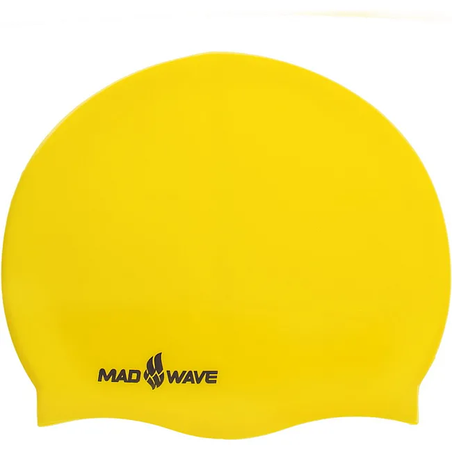 Шапочка для басейну
 силіконова для дорослих MADWAVE
 INTENSIVE M053501 (Чорний)