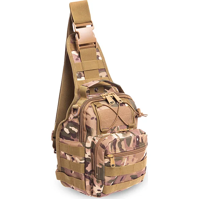 Сумка-слинг тактическая
 SILVER KNIGHT TY-098
 25х23х10см 6л (Камуфляж Multicam)