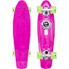 Пенни борд Penny Board круизер пластиковый со светящимися колесами 22" FISH SK-405-5