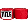 Бинты для бокса TITLE Boxing Traditional Weave 180" Red (4.5м.)