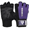 Рукавички для фітнесу RDX W1 Half Purple