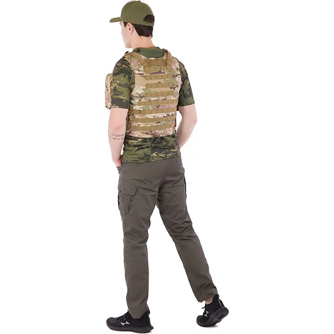 Разгрузочный жилет
 на 4 кармана MILITARY RANGERS
 ZK-5516 (Черный)