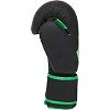 Распродажа! Перчатки для бокса PU HARD TOUCH BO-4432 (Черный-зеленый)