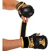 Перчатки Крабы спаринговые для MMA FISTRAGE VL-5521 (Черный-золотой)