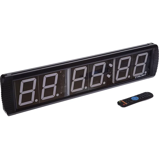 Таймер спортивний інтервальний для зали з пультом GYM TIMER ZELART
 TA-3649 73x15, 5x4см