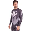 Костюм компрессионный мужской рашгард лонгслив и штаны VENUM
 9512-9612 (Черный-белый)