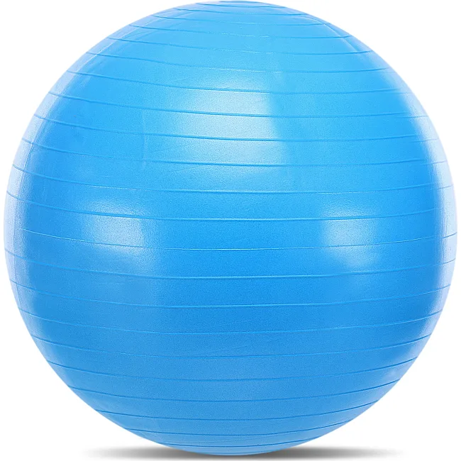 Фітбол м'яч для фітнесу глянсовий BODY SCULPTURE BJBB-001TBL-30N ø75см (Синій)