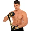 Перчатки Крабы спаринговые для MMA FISTRAGE VL-5521 (Черный-золотой)