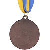 Медаль спортивная с лентой SP-SPORT WOULD C-6403 ø4,5см (Серебряный)
