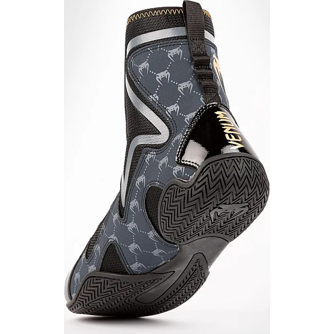 Боксерки для бокса VENUM Elite Evo Monogram Black Navy Blue