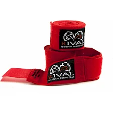 Боксерские бинты Rival Cotton Red