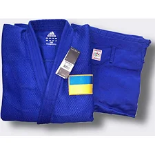 Кимоно для дзюдо Champion II Olympic IJF (синий) ADIDAS JIJFSMUOG\BU