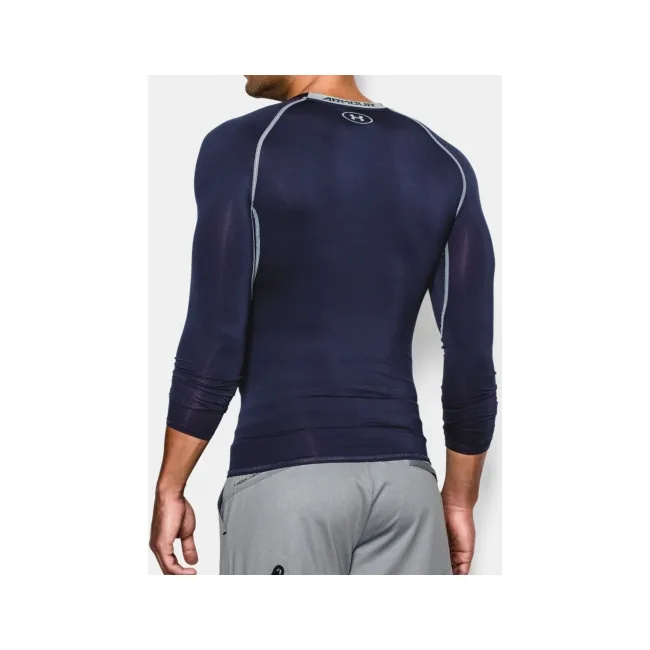 Компрессионная футболка Under Armour HeatGear Compression Long Sleeve Midnight Navy