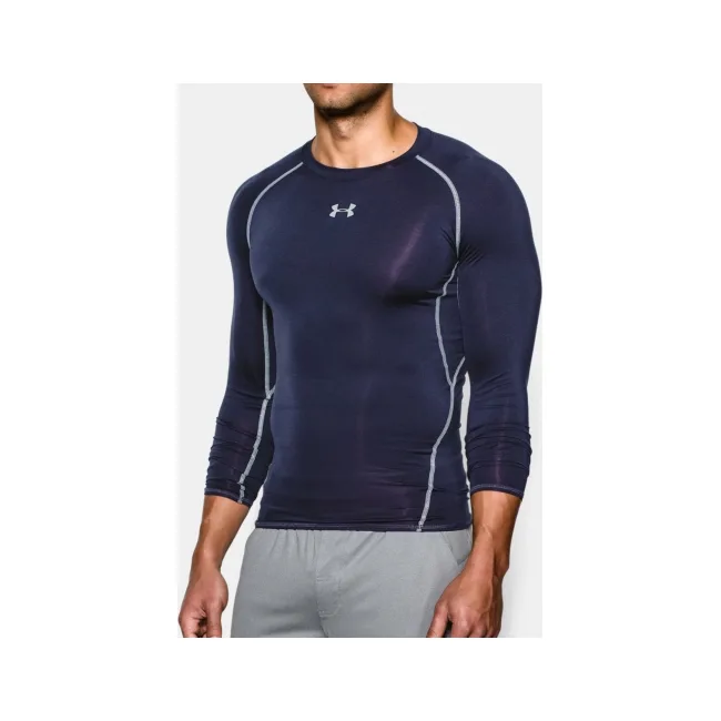 Компрессионная футболка Under Armour HeatGear Compression Long Sleeve Midnight Navy