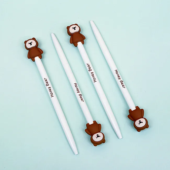 Набор гелевых ручек 0.5 мм BP5006 Honey Bear (4шт)