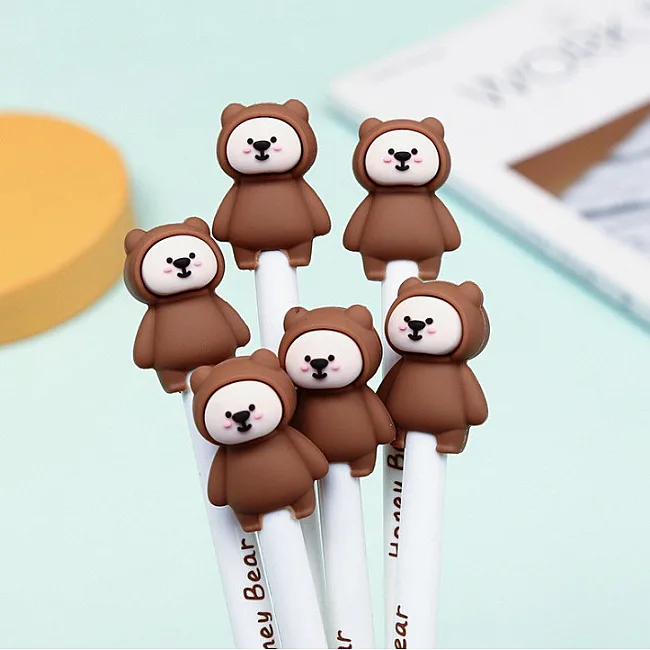 Набор гелевых ручек 0.5 мм BP5006 Honey Bear (4шт)