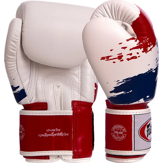Боксерські рукавиці шкіряні FAIRTEX BGV1-THAI THAI PRINT