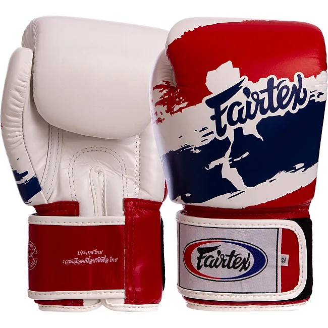 Боксерські рукавиці шкіряні FAIRTEX BGV1-THAI THAI PRINT