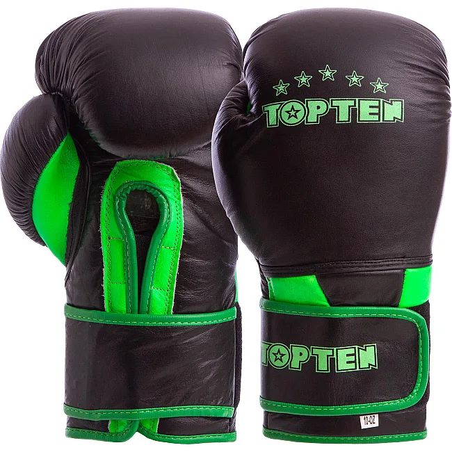 Перчатки боксерские кожаные TOP TEN MA-6756