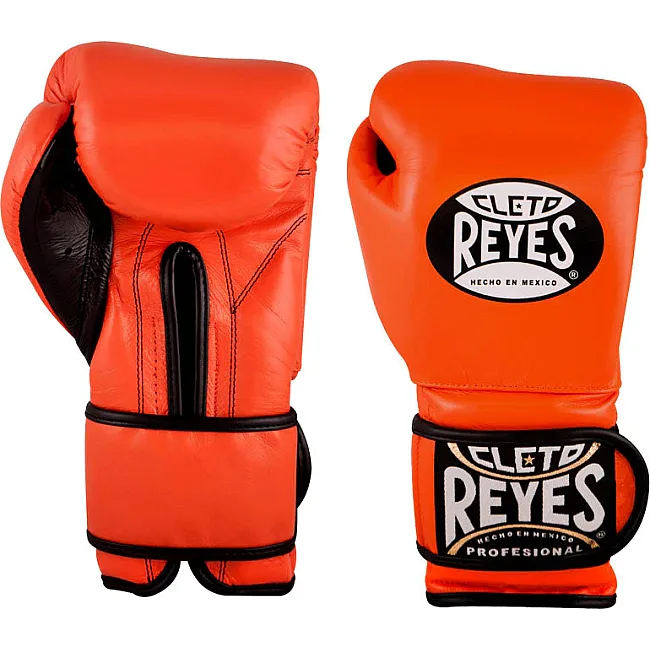 Перчатки для бокса CLETO REYES Leather Contact Cl ure Orange