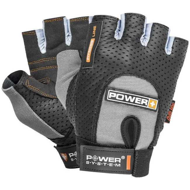 Перчатки для фитнеса POWER SYSTEM PS-2500 Power Plus Black/Grey