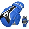 Перчатки для ММА RDX Grappling Shooter Aura Plus T-17 Blue-Black
