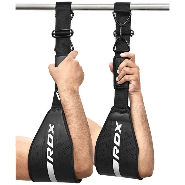 Петли подвесные RDX F6 Kara Gym Workout Abs Straps Black White