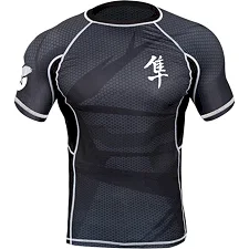 Рашгард Hayabusa Metaru Black з кор. рукавом
