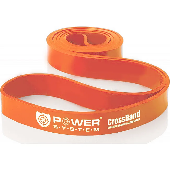 Резинка-петля для фитнеса POWER SYSTEM PS-4052 CrossFit Level 2 Orange (сопротивление 10-35кг)