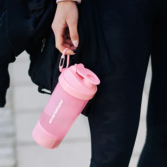 Спортивный шейкер SMARTSHAKE Original2GO One 800мл Light Pink