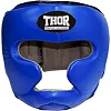 Закрытый боксерский шлем THOR 705 PU / синий
