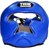 Закрытый боксерский шлем THOR 705 PU / синий