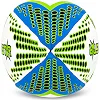 Регбийный мяч SOCCER STAR R-5341-4 (Белый-синий-салатовый)