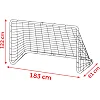 Ворота футбольные Neo-Sport NS-492 183 x 122 x 61 см, черные