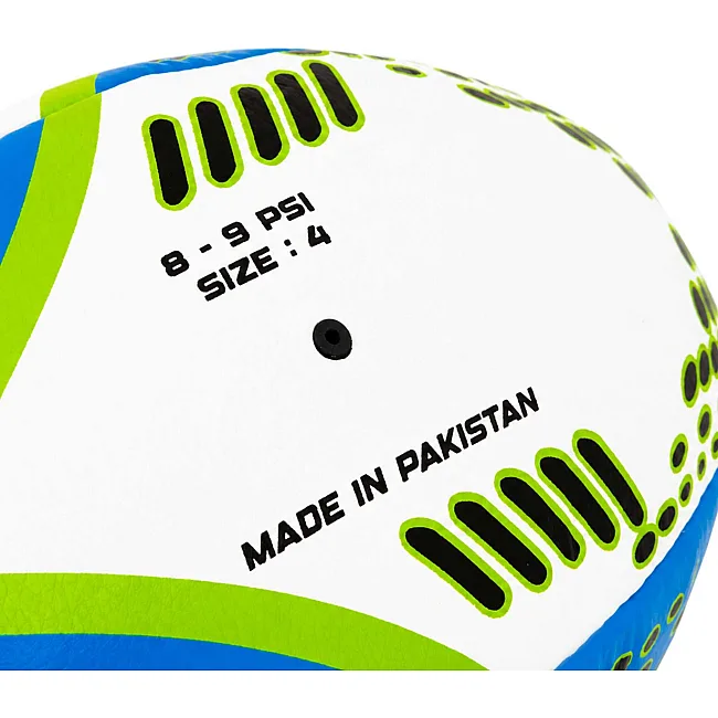 Регбийный мяч SOCCER STAR R-5341-4 (Белый-синий-салатовый)