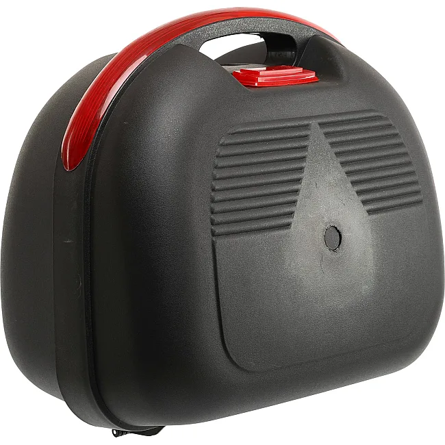 Центральный кофр задний для мотоцикла пластиковый Top Case JUHAO M-938 1шт 39x36x28см (Черный-красный)