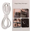 Массажер электрический для тела с ремнем вибрационное массажное кольцо Magic Ring Massager SP-PLANETA W836 (Черный)