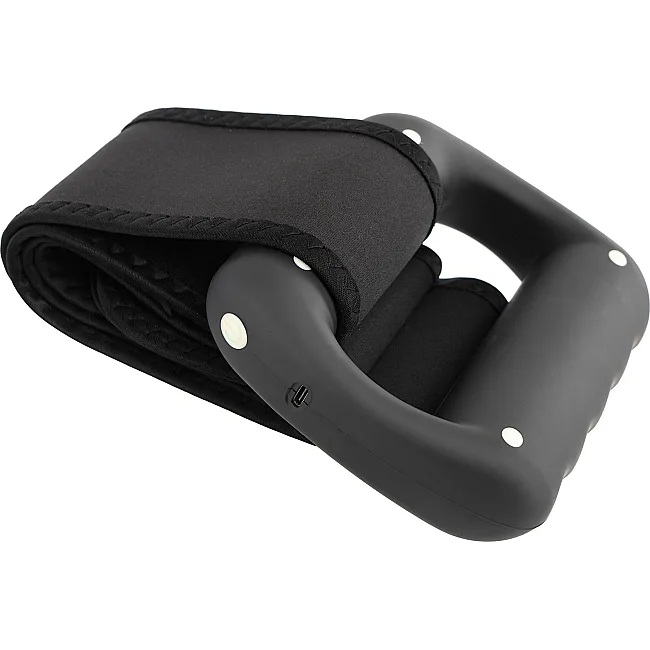 Массажер электрический для тела с ремнем вибрационное массажное кольцо Magic Ring Massager SP-PLANETA W836 (Черный)