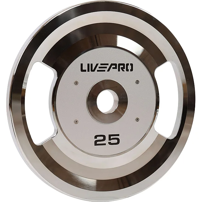 Блины диски стальные 2 Handle металлическая втулка LiveUp LP8338-25 ø51мм 25кг