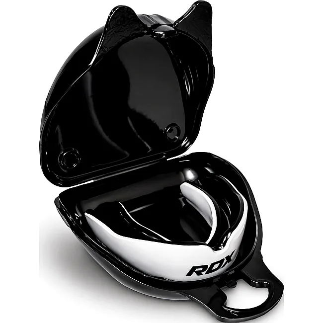 Капа RDX MOUTH GUNDER ARMOURRD JUNIOR белый, черный (для детей) One Size