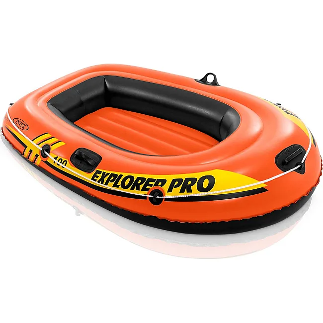 Човен надувний Intex Explorer Pro 100 160 x 94 x 29 см, помаранчевий