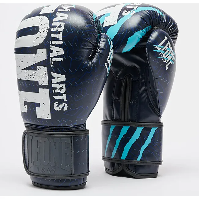 Боксерские перчатки Leone GN004 PRIMAL INSTINCT Blue