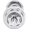 Разборные гантели стальные хромированные в пластиковом кейсе MDbuddy TA-7056-15 (Хром)