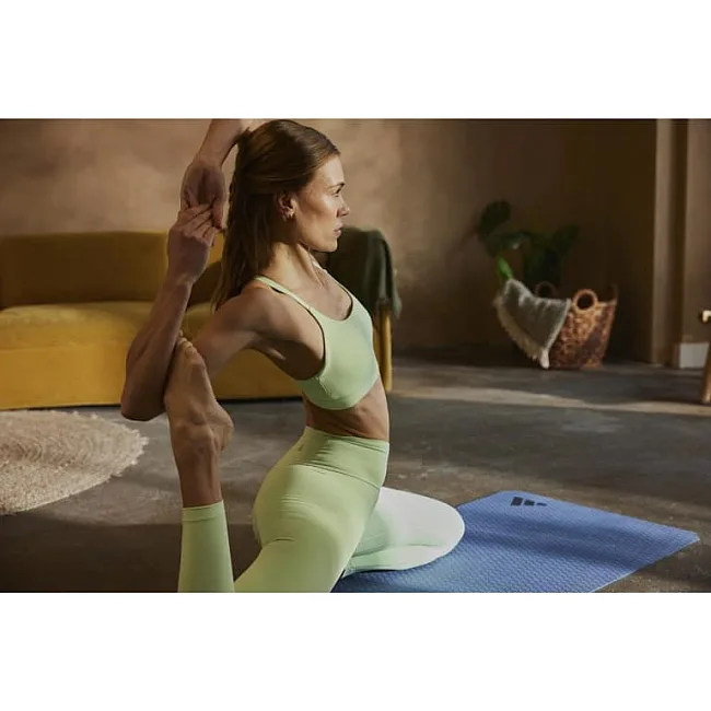 Коврик для йоги ADIDAS Yoga Mat голубой 183 х 61 х 0,6 см